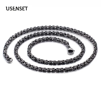 Stainless Steel Byzantine Necklace Imperial Chain for Men 4MM 6MM 8MM Antique Silver Color Classic Jewelry
Stainless Steel Byzantine Necklace Imperial Chain for Men 4MM 6MM 8MM Antique Silver Color Classic Jewelry