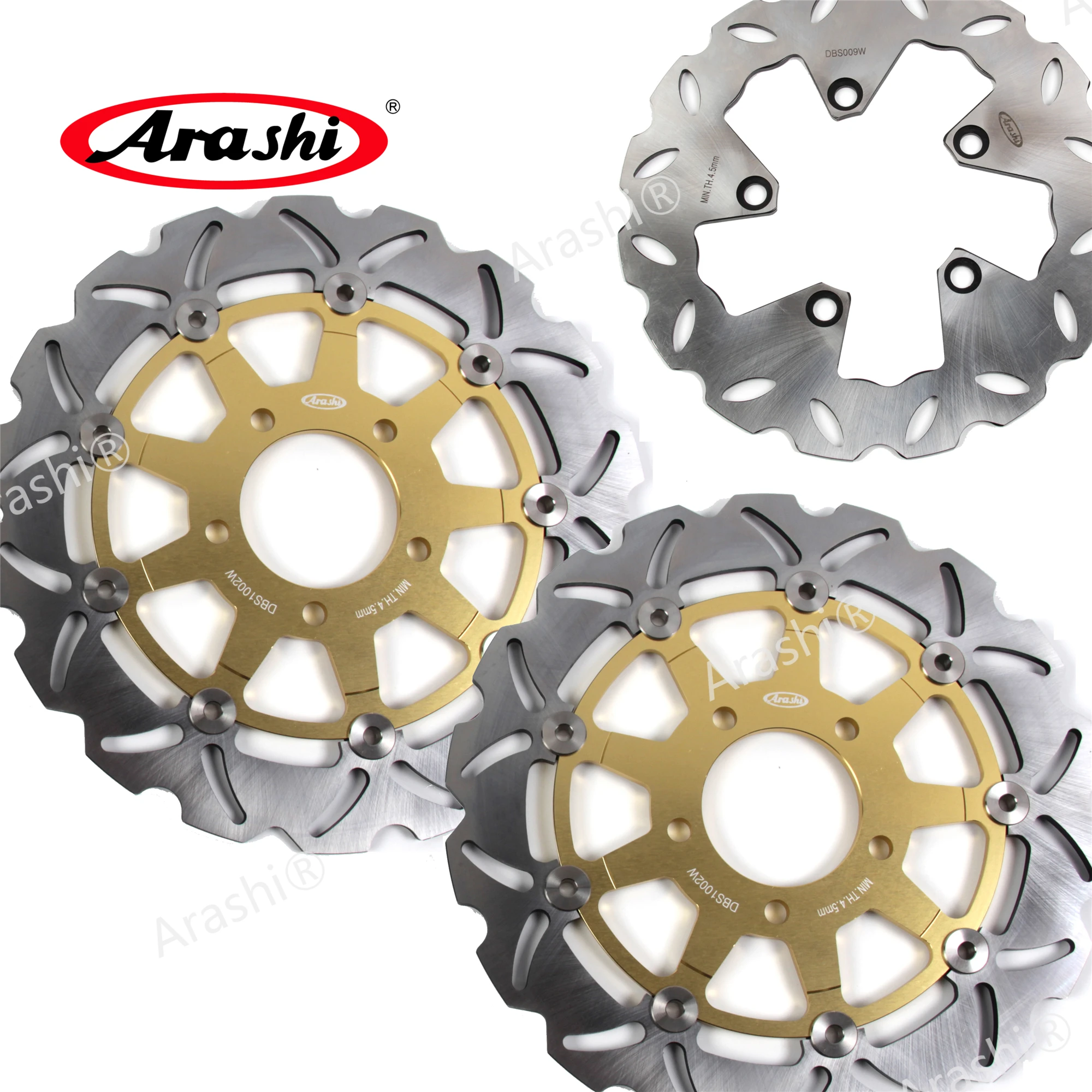 

ARASHI GSX600F CNC Front Rear Brake Rotor Disc Fit SUZUKI GSX 600F 2004-2006 2005 04 05 06 GSX 600 F GSX750F Floating Disk Plate