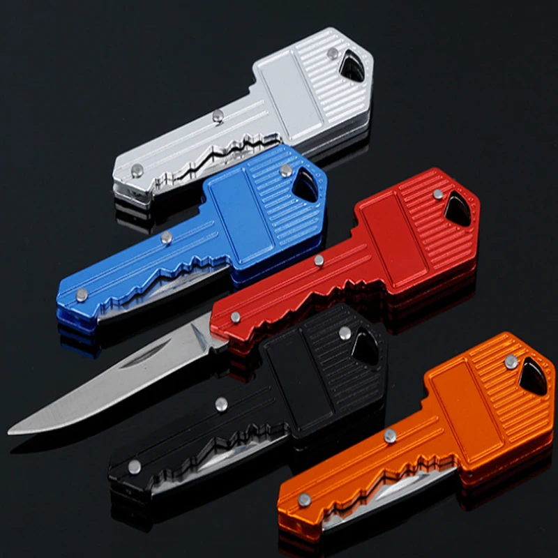 Mini Pocket Knife Keychain Portable Outdoor Camping Survival EDC Folding Keyring Key Shape Tactical Self Defense Weapons
Mini Pocket Knife Keychain Portable Outdoor Camping Survival EDC Folding Keyring Key Shape Tactical Self Defense Weapons
