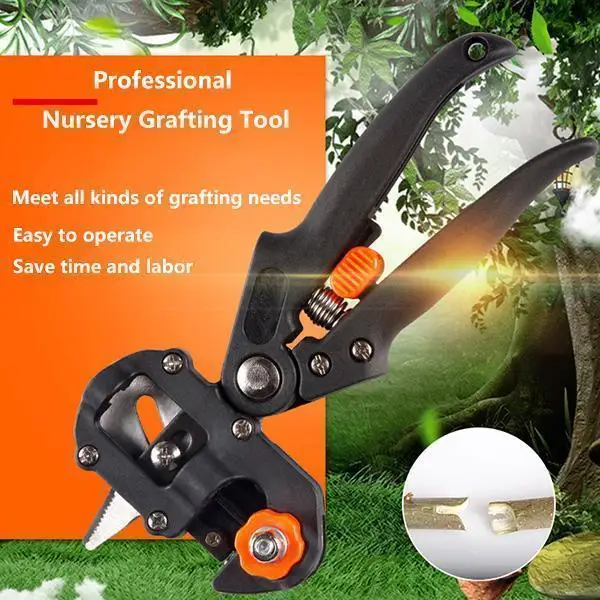 Professional Nursery Grafting Tool Shears Scissor Fruit Tree Vaccination Multi-function Bud Cutter 3 Styple Blade Gardening Too
Professional Nursery Grafting Tool Shears Scissor Fruit Tree Vaccination Multi-function Bud Cutter 3 Styple Blade Gardening Too