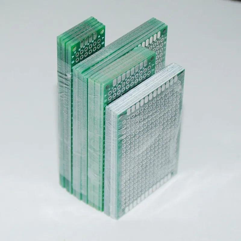 20pcs PCB Prototype Board Circuit Protoboard Universal Stripboard Prototyping Veroboard 2X8 3X7 4X6 5X7 5Pcs Each Mixed Double
20pcs PCB Prototype Board Circuit Protoboard Universal Stripboard Prototyping Veroboard 2X8 3X7 4X6 5X7 5Pcs Each Mixed Double