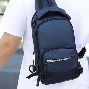 City Walk Bag Usb Charging Chest Bag Nylon Shoulder Messenger Bag Casual Men Bag Small Backpack Multi-Function
City Walk Bag Usb Charging Chest Bag Nylon Shoulder Messenger Bag Casual Men Bag Small Backpack Multi-Function