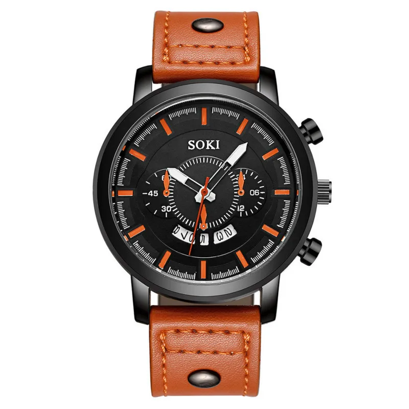Explosive Fashion Business Men's Watch Digital Calendar Sports Student Quartz Watch Simple Waterproof Sports Wristband Gift Male
Explosive Fashion Business Men's Watch Digital Calendar Sports Student Quartz Watch Simple Waterproof Sports Wristband Gift Male