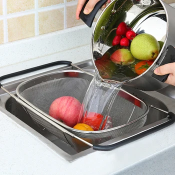 Over Sink Stainless Steel Adjustable Colander Strainer Fine Mesh Kitchen Stainless Steel Colander Over Sink Colander
Over Sink Stainless Steel Adjustable Colander Strainer Fine Mesh Kitchen Stainless Steel Colander Over Sink Colander