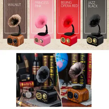 Retro Phonograph Mini Bluetooth Speaker Portable Wireless Loudspeaker Outdoor Sound System Subwoofer Support TF FM Radio Music 
Retro Phonograph Mini Bluetooth Speaker Portable Wireless Loudspeaker Outdoor Sound System Subwoofer Support TF FM Radio Music