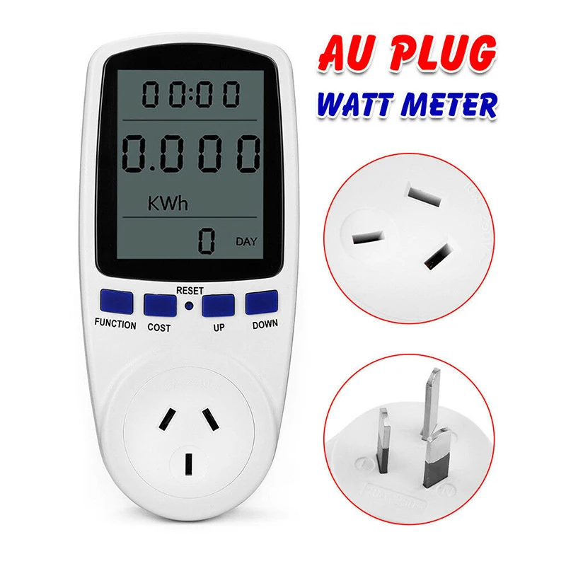 Socket Energy Meter For Power Energy Volts Amps Hertz Parameters Measurement AU Plug Power Consumption Meter
Socket Energy Meter For Power Energy Volts Amps Hertz Parameters Measurement AU Plug Power Consumption Meter