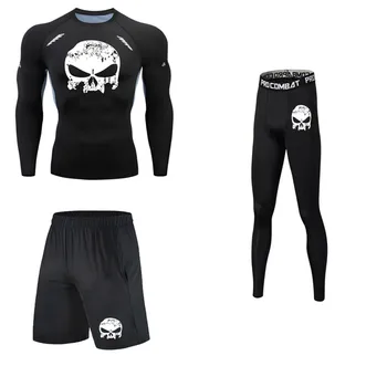 3 pieces of sportswear men's compression long-sleeved T-shirt suit tights sweatshirt + leggings fitness sports outdoor quick-dry
3 pieces of sportswear men's compression long-sleeved T-shirt suit tights sweatshirt + leggings fitness sports outdoor quick-dry