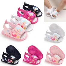 Newborn Baby Shoes Girls Sandals Non-Slip Toddler Shoes Fashion Casual Soft Sole Cartoon Mermaid First Walkers
Newborn Baby Shoes Girls Sandals Non-Slip Toddler Shoes Fashion Casual Soft Sole Cartoon Mermaid First Walkers