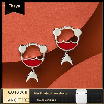 Thaya Gold Fish Earring Red Enamel Stud Earrings For Women Koi Festival Ear Stud For Women Earrings Fashion Jewelry Gift
Thaya Gold Fish Earring Red Enamel Stud Earrings For Women Koi Festival Ear Stud For Women Earrings Fashion Jewelry Gift