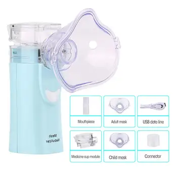 Portable Mini Handheld Inhaler Nebulizer Silent Ultrasonic Children Adult Atomizer Asthma Medical Nebulizer For Child Adult Tool
Portable Mini Handheld Inhaler Nebulizer Silent Ultrasonic Children Adult Atomizer Asthma Medical Nebulizer For Child Adult Tool