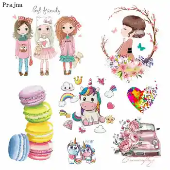 Prajna Unicorn Fashion Girl Iron On Transfers Heat Transfer Hot Vinyl Ironing Stickers On T-shirt Thermal Patches On Clothes DIY
Prajna Unicorn Fashion Girl Iron On Transfers Heat Transfer Hot Vinyl Ironing Stickers On T-shirt Thermal Patches On Clothes DIY