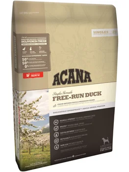 ACANA ACANA SINGLES FREE-RUN DUCK monobelkovy for dogs and puppies of all breeds with a duck
ACANA ACANA SINGLES FREE-RUN DUCK monobelkovy for dogs and puppies of all breeds with a duck