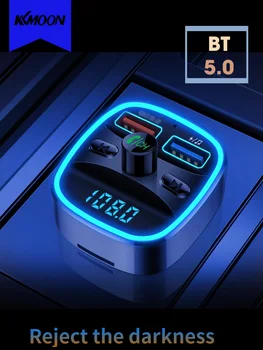 Bluetooth 5.0 FM Transmitter Wireless Car Audio MP3 Player Aux Quick Charge Modulator Handfree Fast Charger Handsfree Car Kit
Bluetooth 5.0 FM Transmitter Wireless Car Audio MP3 Player Aux Quick Charge Modulator Handfree Fast Charger Handsfree Car Kit