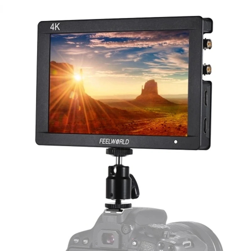 Feelworld F7S 7 Inch 1920x1200 IPS Camera Field Monitor HD 3G-SDI Input Output / Support 4K Signal 1200:1 High Contrast / for Ca
Feelworld F7S 7 Inch 1920x1200 IPS Camera Field Monitor HD 3G-SDI Input Output / Support 4K Signal 1200:1 High Contrast / for Ca