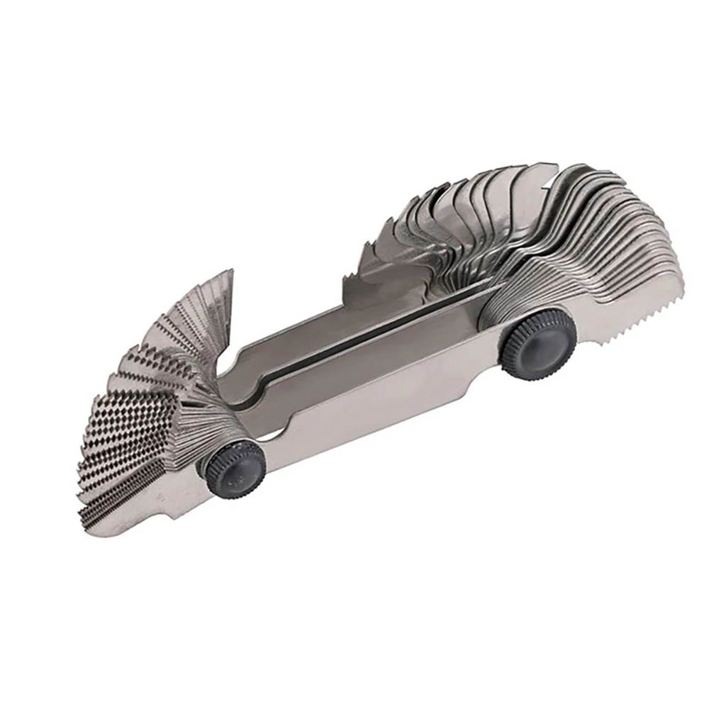52pcs Blade Screw Thread Tooth Pitch Cutting Steel Gauge Measuring Tool 55 Degree Inch 60 Degree Metric Gauge
52pcs Blade Screw Thread Tooth Pitch Cutting Steel Gauge Measuring Tool 55 Degree Inch 60 Degree Metric Gauge