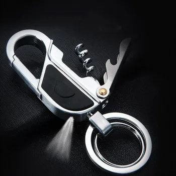 Multifunctional Keychain Creative Opener LED Light Personality Car Key Chain Men's Waist Pendant for Renault Duster Lexus IS300
Multifunctional Keychain Creative Opener LED Light Personality Car Key Chain Men's Waist Pendant for Renault Duster Lexus IS300
