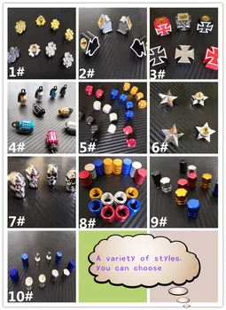 DHL mix 400sets 4pcs/set Colorful Tire Wheel Air Valve Stem Caps Cover Car Truck Bike skull star diss cross dollar Spade column
DHL mix 400sets 4pcs/set Colorful Tire Wheel Air Valve Stem Caps Cover Car Truck Bike skull star diss cross dollar Spade column