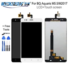 Bloc écran tactile LCD, pour BQ Aquaris M5.5/BQ Aquaris M2017=
