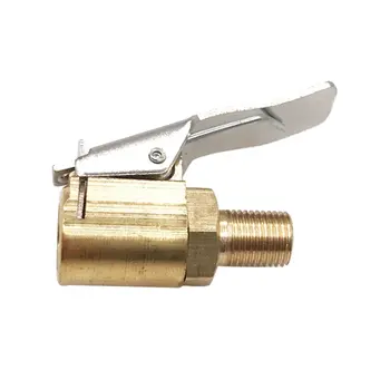 Inflatable Pump Fast Clip Tire Inflator Pure Copper Inflatable Chuck Threaded Tire Valve Connector Adapter
Inflatable Pump Fast Clip Tire Inflator Pure Copper Inflatable Chuck Threaded Tire Valve Connector Adapter