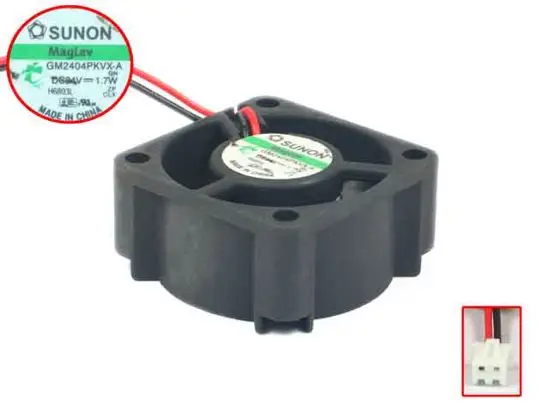 SUNON GM2404PKVX-A GN DC 24 в 1,7 Вт 2-проводный Вентилятор охлаждения сервера 40x40x20 мм
SUNON GM2404PKVX-A GN DC 24 в 1,7 Вт 2-проводный Вентилятор охлаждения сервера 40x40x20 мм
