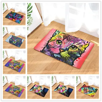 Welcome Floor Mats Animal Oil Cat Printed Bathroom Kitchen Carpets Doormats Cat Floor Mat for Living Room Anti-Slip Tapete
Welcome Floor Mats Animal Oil Cat Printed Bathroom Kitchen Carpets Doormats Cat Floor Mat for Living Room Anti-Slip Tapete