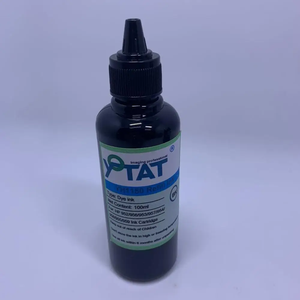 100ML Dye Ink Refill Ink For HP 711 932 933 950 951 952 953 954 955 956 957 960 T120 T520 7610 7510 8100 8600 7720 7730 8210
100ML Dye Ink Refill Ink For HP 711 932 933 950 951 952 953 954 955 956 957 960 T120 T520 7610 7510 8100 8600 7720 7730 8210