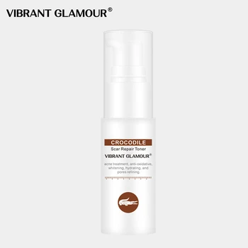 Vibrant Glory Crocodile Repair Face Serum Water Desalinates Acne Print Replenishes Water Brightens Skin And Shrinks Pores 30ml 
Vibrant Glory Crocodile Repair Face Serum Water Desalinates Acne Print Replenishes Water Brightens Skin And Shrinks Pores 30ml