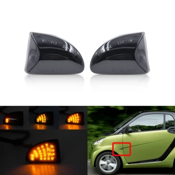 2x Smoked Lens Sequential Dynamic Amber Front Led Side Marker Lights For Smart Fortwo 451 MK1 & MKII 07-15 Auto Turn Signal Lamp
2x Smoked Lens Sequential Dynamic Amber Front Led Side Marker Lights For Smart Fortwo 451 MK1 & MKII 07-15 Auto Turn Signal Lamp