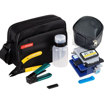 Optic Fiber Cleaver FTTH Fiber Optic Splice Tool Kit Fiber Cutter FC-6S CFS-2 Fiber Stripper
Optic Fiber Cleaver FTTH Fiber Optic Splice Tool Kit Fiber Cutter FC-6S CFS-2 Fiber Stripper