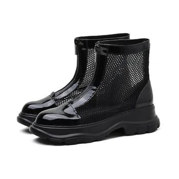 Ankle Boots For Women Wedges Platform Boots Summer Mesh Creepers Shoes Casual Platform Shoes Hollow Out Black Boots Ladies Boots
Ankle Boots For Women Wedges Platform Boots Summer Mesh Creepers Shoes Casual Platform Shoes Hollow Out Black Boots Ladies Boots