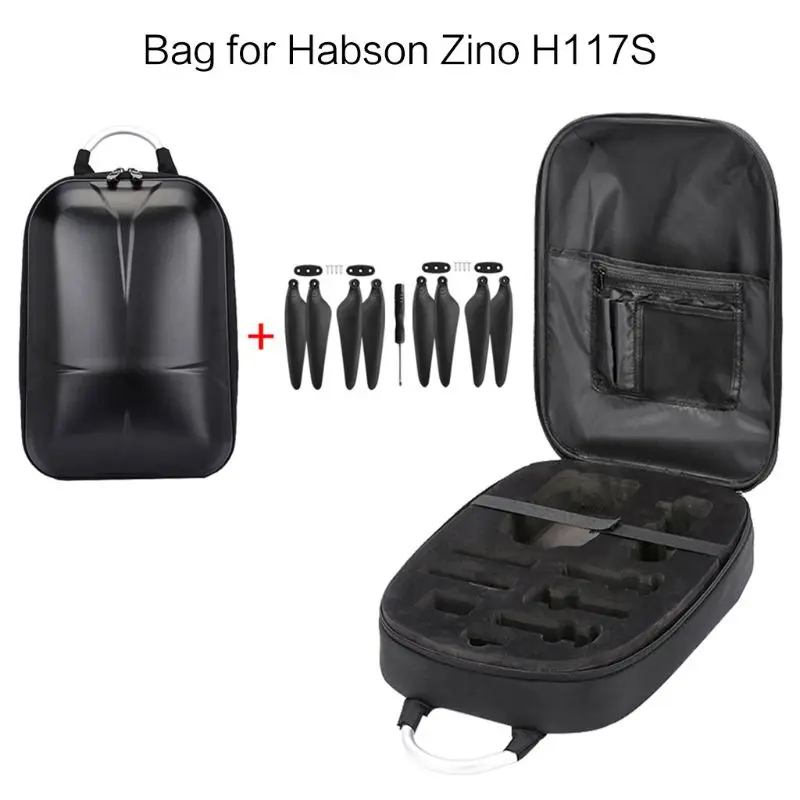 Waterproof Hard Shell PC Backpack Box Case Carrying Bag and 2 Pairs Propellers for Hubsan Zino H117S RC Quadcopter Drone Accesso
Waterproof Hard Shell PC Backpack Box Case Carrying Bag and 2 Pairs Propellers for Hubsan Zino H117S RC Quadcopter Drone Accesso
