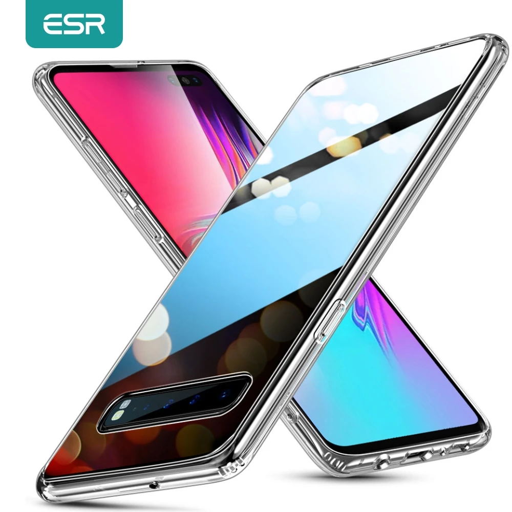 Фото ESR чехол из закаленного стекла для Samsung Galaxy S20 Plus Ultra S10 5G Роскошный мобильного