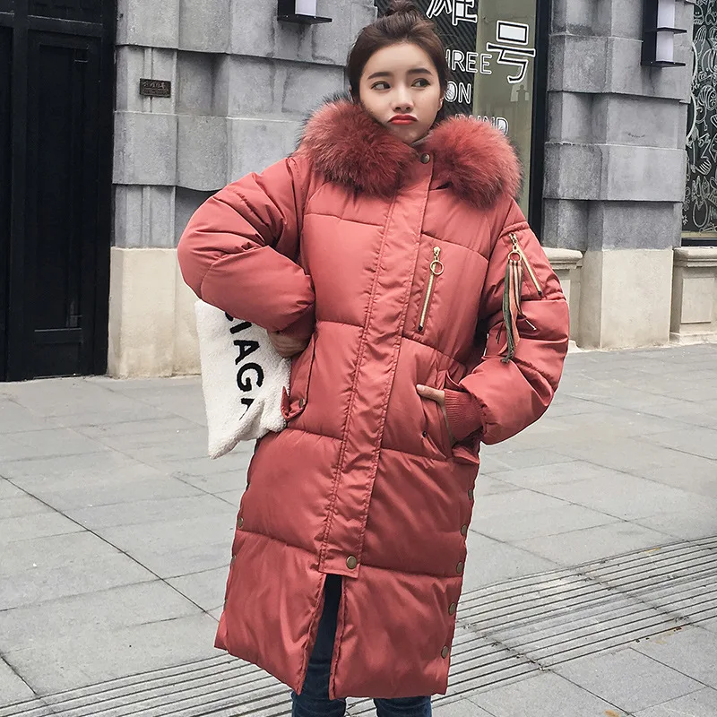 2018 Winter New Style South Korea Dongdaemun Loose-Fit Cotton-padded Jacket Mid-length down Feather down Coat
2018 Winter New Style South Korea Dongdaemun Loose-Fit Cotton-padded Jacket Mid-length down Feather down Coat