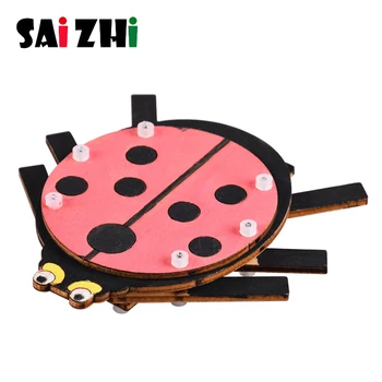 Saizhi Creative DIY Wooden Ladybug Models School Science Experiment Projects for Kids Children Educational STEM Kit Gift
Saizhi Creative DIY Wooden Ladybug Models School Science Experiment Projects for Kids Children Educational STEM Kit Gift