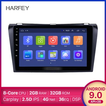 Harfey Car Auto Radio 2Din GPS 9" HD Android 9.0 Stereo For Mazda 3 2004 2005-2009 Multimedia Player support DAB+ TPMS Bluetooth
Harfey Car Auto Radio 2Din GPS 9" HD Android 9.0 Stereo For Mazda 3 2004 2005-2009 Multimedia Player support DAB+ TPMS Bluetooth