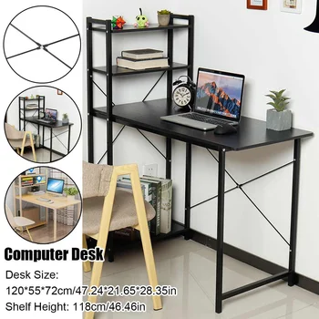 Foldable Computer Table Office Desk 120x55x72cm Writing Table Fladable Design Easy Assemable shape Standing Desk for Home Office
Foldable Computer Table Office Desk 120x55x72cm Writing Table Fladable Design Easy Assemable shape Standing Desk for Home Office