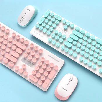 Keyboard Mouse Wireless Set Silent Mice 1600DPI for Windows Mac Computer Mouse Laptop Mice Simple Keyboard Mouse Combo Low-Noise
Keyboard Mouse Wireless Set Silent Mice 1600DPI for Windows Mac Computer Mouse Laptop Mice Simple Keyboard Mouse Combo Low-Noise