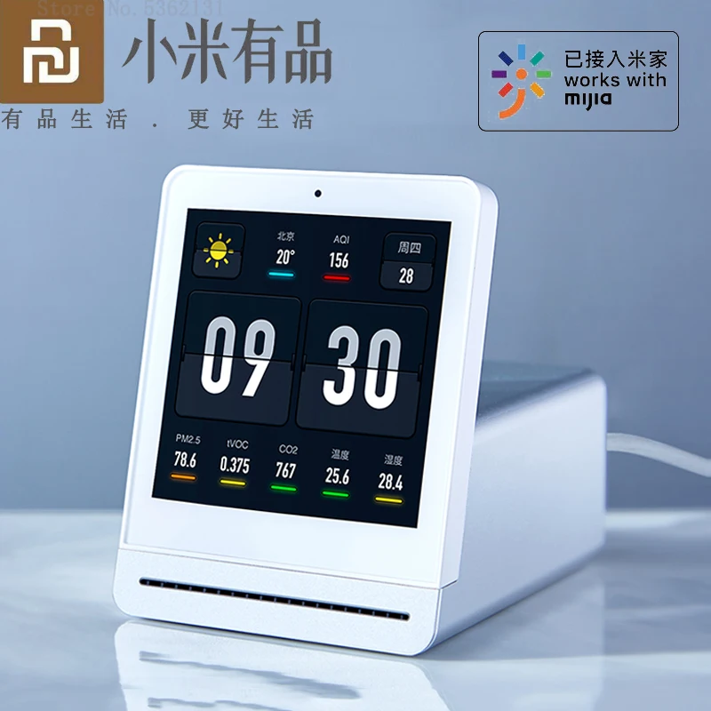 Youpin ClearGrass Air monitor PM2.5 Temperature Humidity Sensor IPS Touch Screen Indoor Outdoor Detector Work With Mijia APP | Электроника