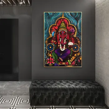 Modern Abstract Canvas Painting Modern Wall Art Picture The Hindu God Ganesha Canvas Posters And Prints For Home Wall Decoration
Modern Abstract Canvas Painting Modern Wall Art Picture The Hindu God Ganesha Canvas Posters And Prints For Home Wall Decoration