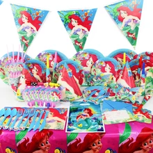 Disney Mermaid Ariel Princess Happy Kids Girls Birthday Party Decoration Set Party Supplies Cup Plate Banner Hat Straw Balloons
Disney Mermaid Ariel Princess Happy Kids Girls Birthday Party Decoration Set Party Supplies Cup Plate Banner Hat Straw Balloons