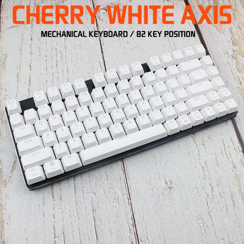 82 Key Mechanical Keyboard USB Wired Backlit Ergonomic Cherry Switch White Axis For Laptop Pc Gamer Two Color Injection Keycaps 
82 Key Mechanical Keyboard USB Wired Backlit Ergonomic Cherry Switch White Axis For Laptop Pc Gamer Two Color Injection Keycaps