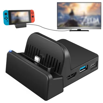 Portable Charging Stand for Switch Converter Game Holder Charging Dock Docking Station For Nintendo Switch
Portable Charging Stand for Switch Converter Game Holder Charging Dock Docking Station For Nintendo Switch