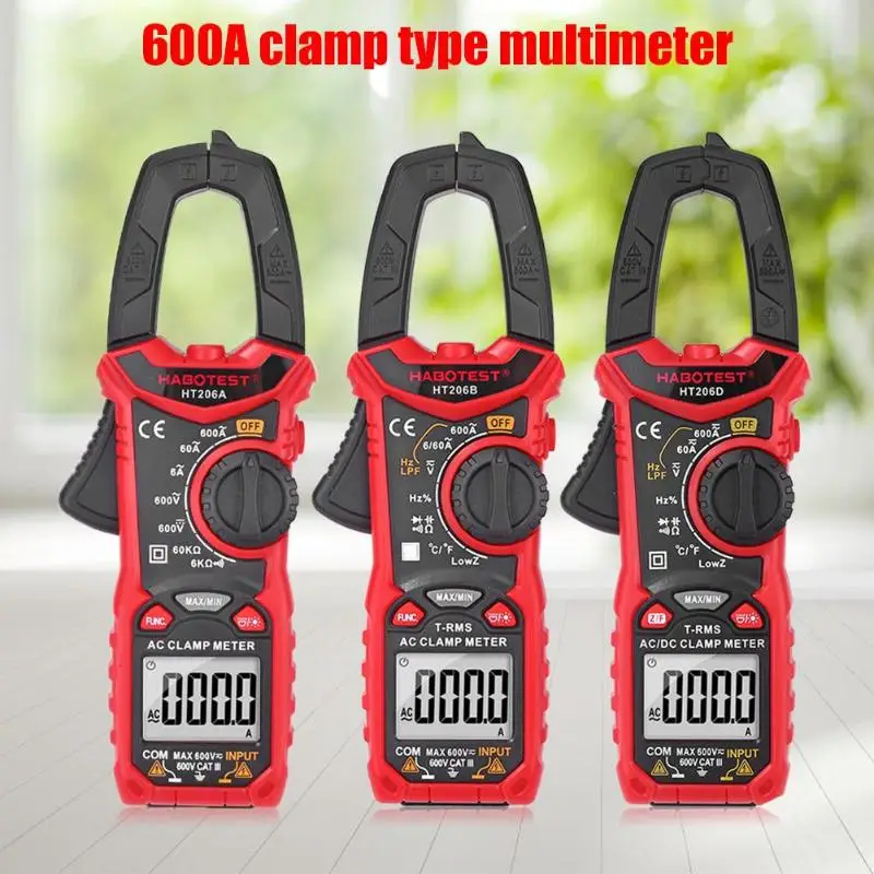 6000 Counts Multimeter Pliers AC DC Voltage Current Meter Data Retention Full Range Protection On/Off Tester Measure Tool
6000 Counts Multimeter Pliers AC DC Voltage Current Meter Data Retention Full Range Protection On/Off Tester Measure Tool