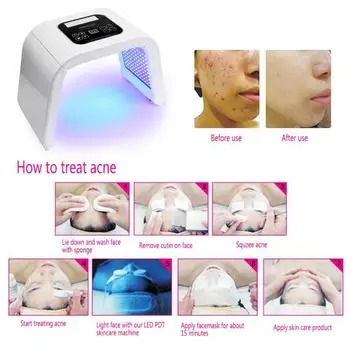 7-color LED phototherapy skin rejuvenation PDT anti-aging facial firming acne and wrinkle removal device beauty machine
7-color LED phototherapy skin rejuvenation PDT anti-aging facial firming acne and wrinkle removal device beauty machine