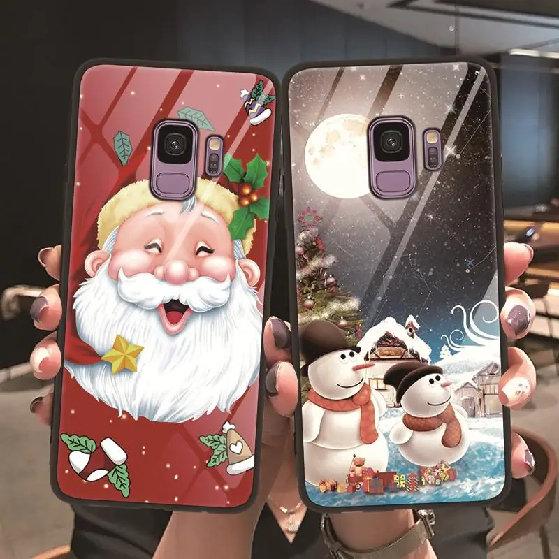 Marry Christmas Tempered Glass Case FOR Samsung Galaxy S10 S9 S8 Note 10 8 9 J4 J6 Plus 2018 A40 A50 A50S A70 A7 A8 A9 2018 A30
Marry Christmas Tempered Glass Case FOR Samsung Galaxy S10 S9 S8 Note 10 8 9 J4 J6 Plus 2018 A40 A50 A50S A70 A7 A8 A9 2018 A30