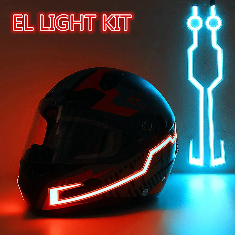 In Stock! Fast Shipping! Motorcycle Helmet EL Cold Light Helmet Light Strip Night Signal Luminous Modified Strip Helmet Sticker
In Stock! Fast Shipping! Motorcycle Helmet EL Cold Light Helmet Light Strip Night Signal Luminous Modified Strip Helmet Sticker