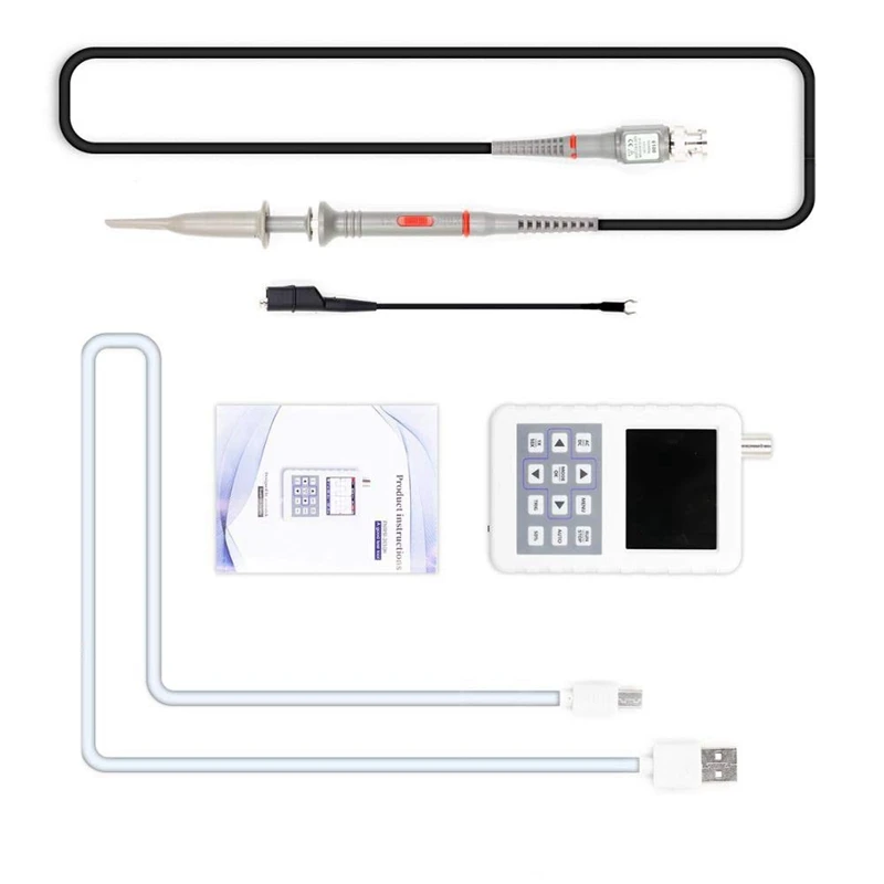 Digital Oscilloscope - LCD Display Screen Handheld Portable Digital Mini Oscilloscope with 5MHz Bandwidth and 20M Sampling Rate
Digital Oscilloscope - LCD Display Screen Handheld Portable Digital Mini Oscilloscope with 5MHz Bandwidth and 20M Sampling Rate