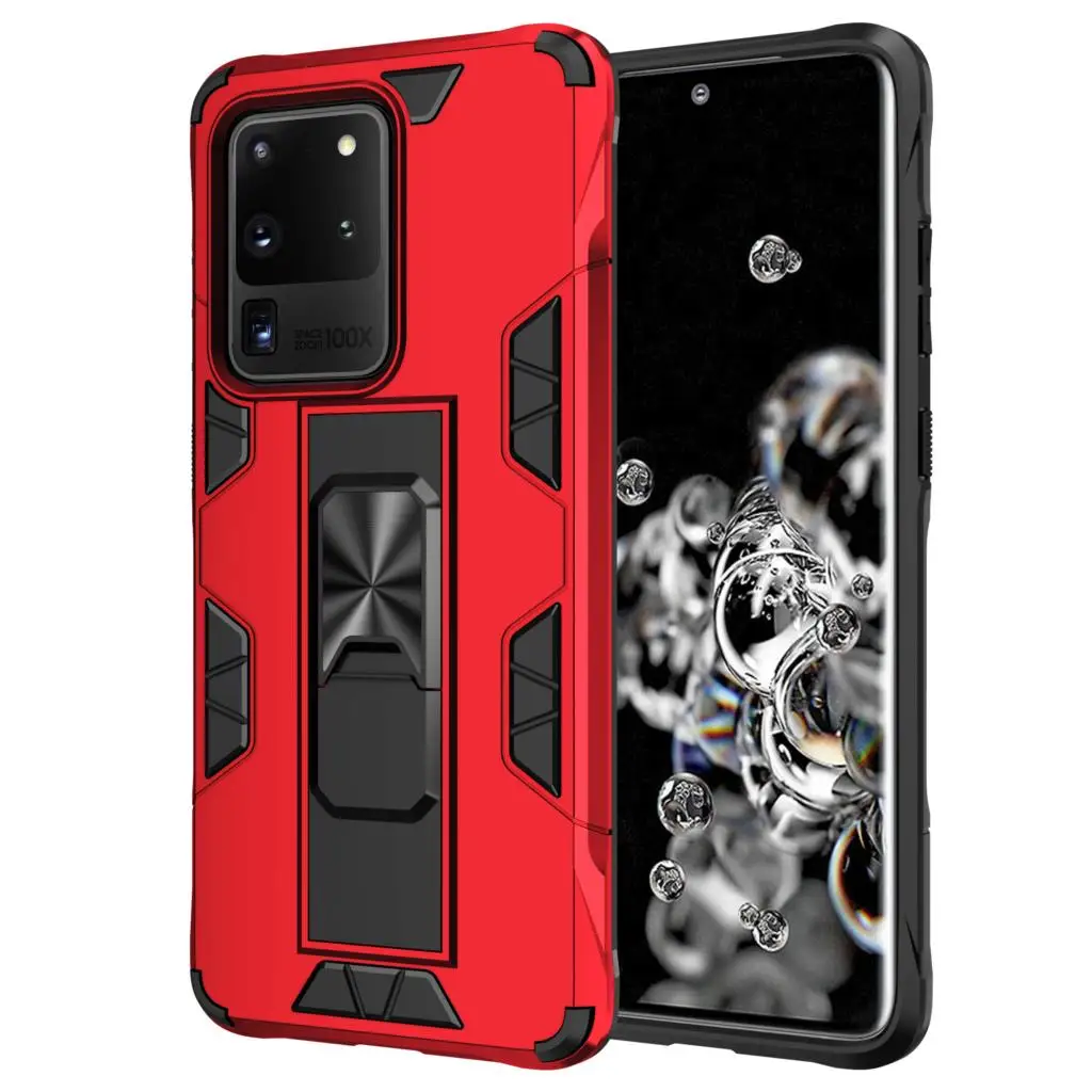 Electronics - Magnetic Military Car Mount Case for Samsung Galaxy S20 Ultra S10e S10 lite S8 S9 Plus Case Protective Kickstand Phone Covers