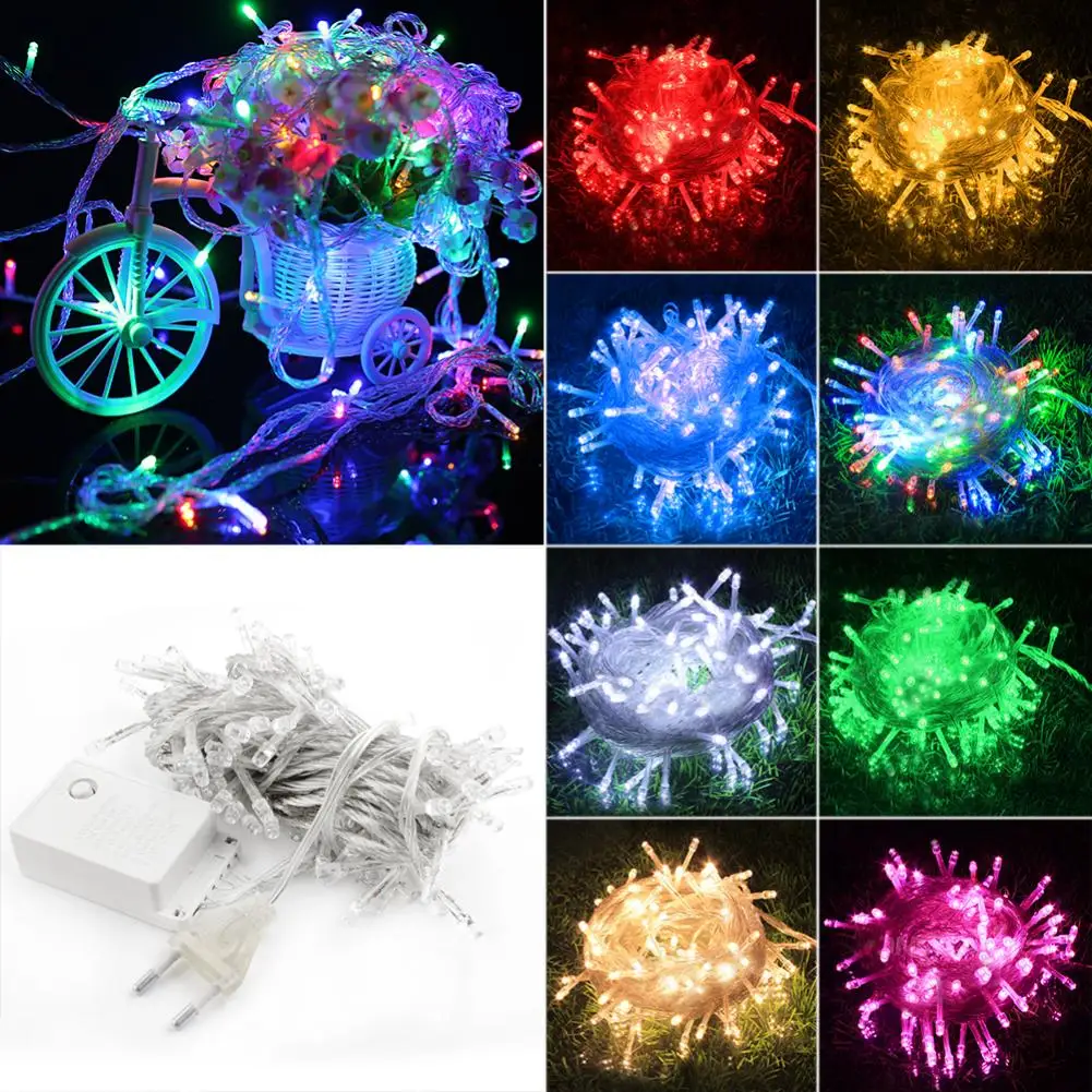 Outdoor String Lights 10M 20M AC220V Waterproof Xmas Led Garland String Fairy Light 8 Mode Christmas Light Holiday Wedding Party
Outdoor String Lights 10M 20M AC220V Waterproof Xmas Led Garland String Fairy Light 8 Mode Christmas Light Holiday Wedding Party
