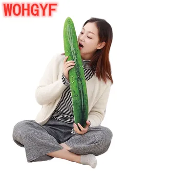 1pc 55cm Huge Funny Simulation Cucumber Plush Toy Stuffed Cute Fruits Pillow Funny Kids Children Christmas Gift Doll
1pc 55cm Huge Funny Simulation Cucumber Plush Toy Stuffed Cute Fruits Pillow Funny Kids Children Christmas Gift Doll